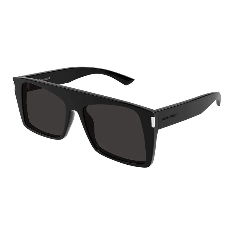 Saint Laurent SL651VITTI001 Rectangle Full Rim Sunglasses — Black - 1