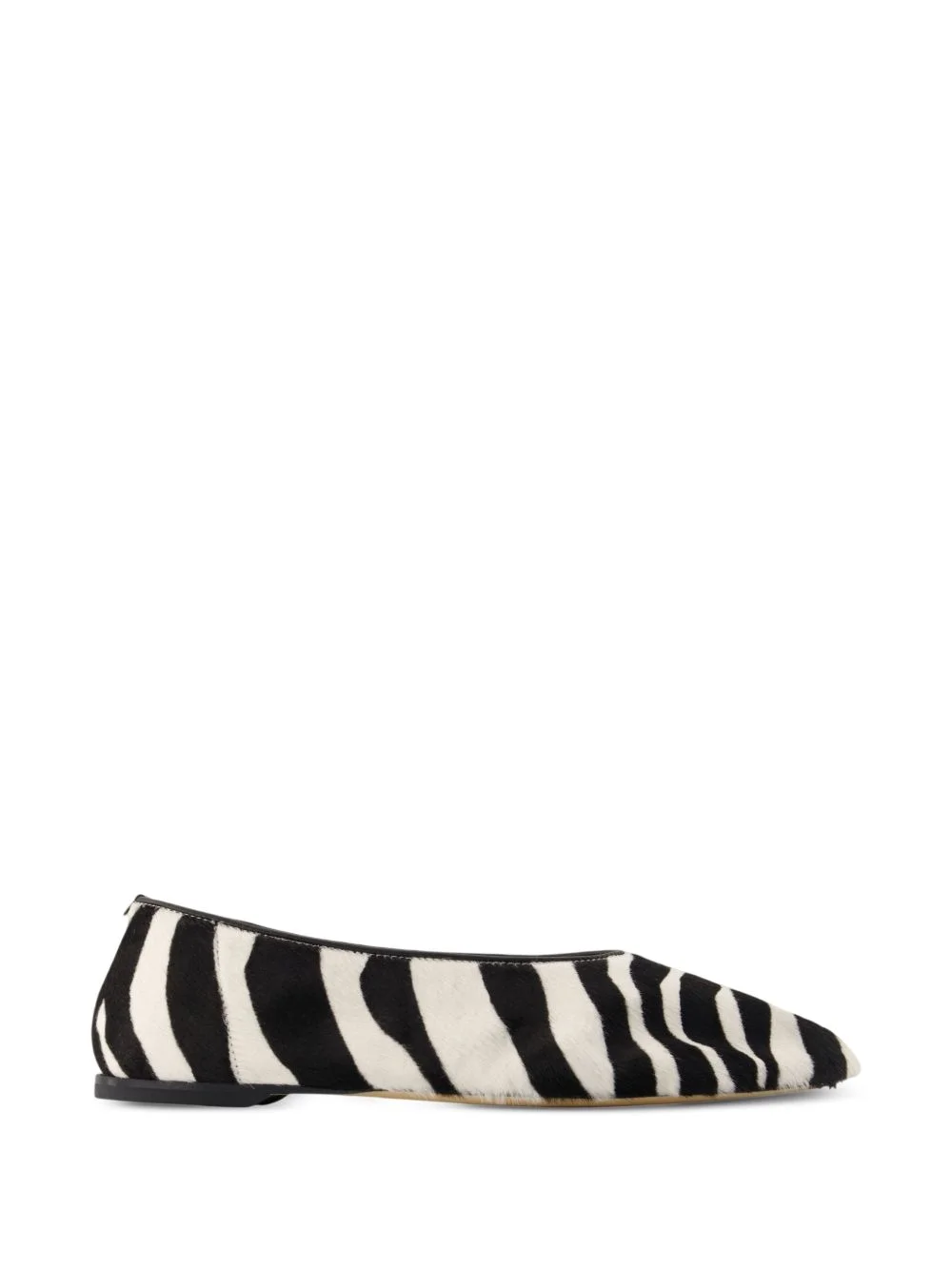 slip pony-hair ballerinas - 1