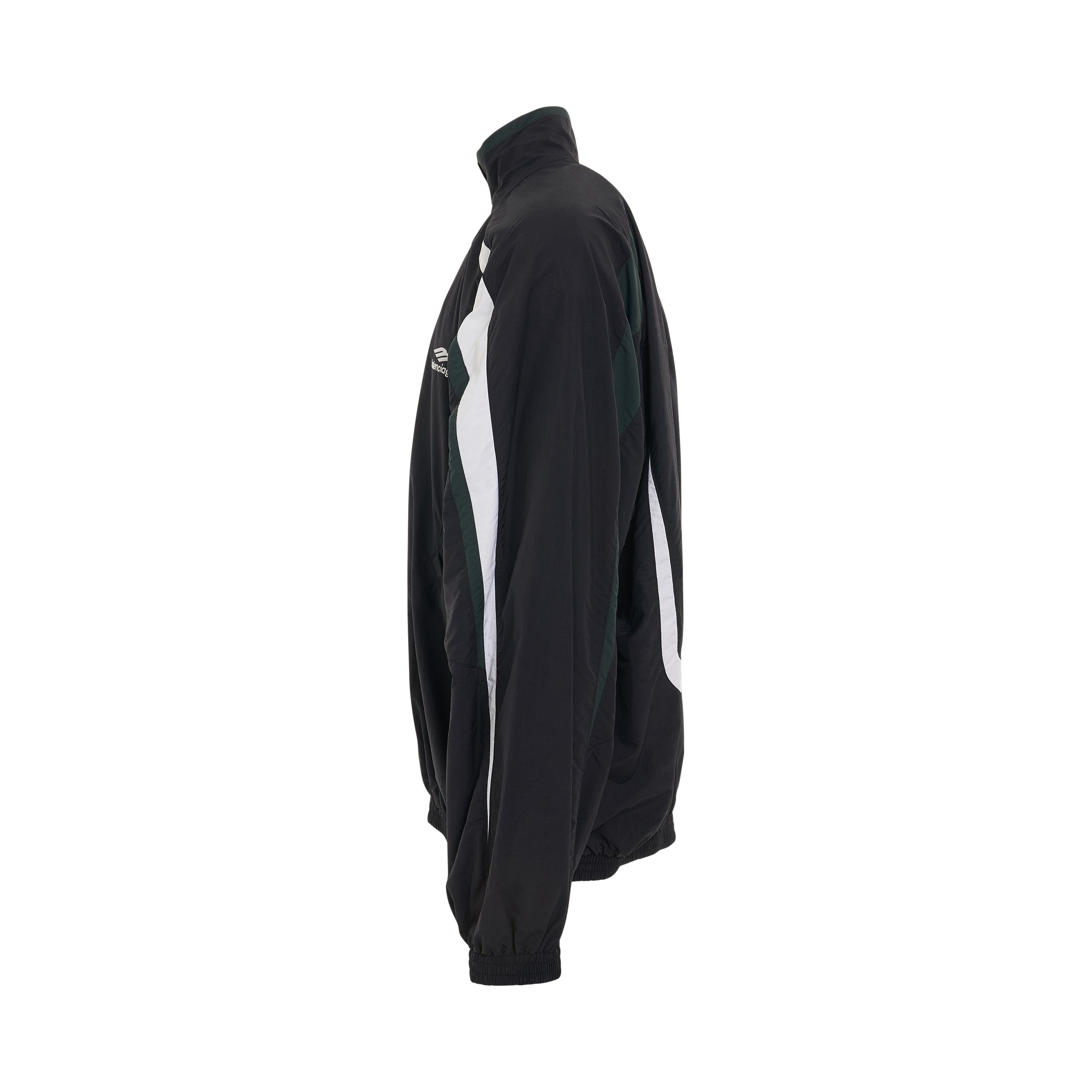 Logo Track Suit Jacket in Black - 3