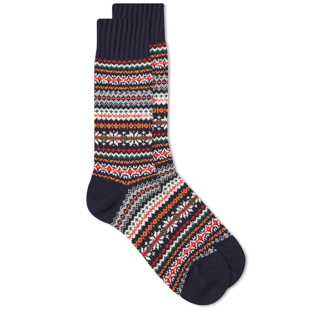 Beams Plus Fair Isle Sock - 1