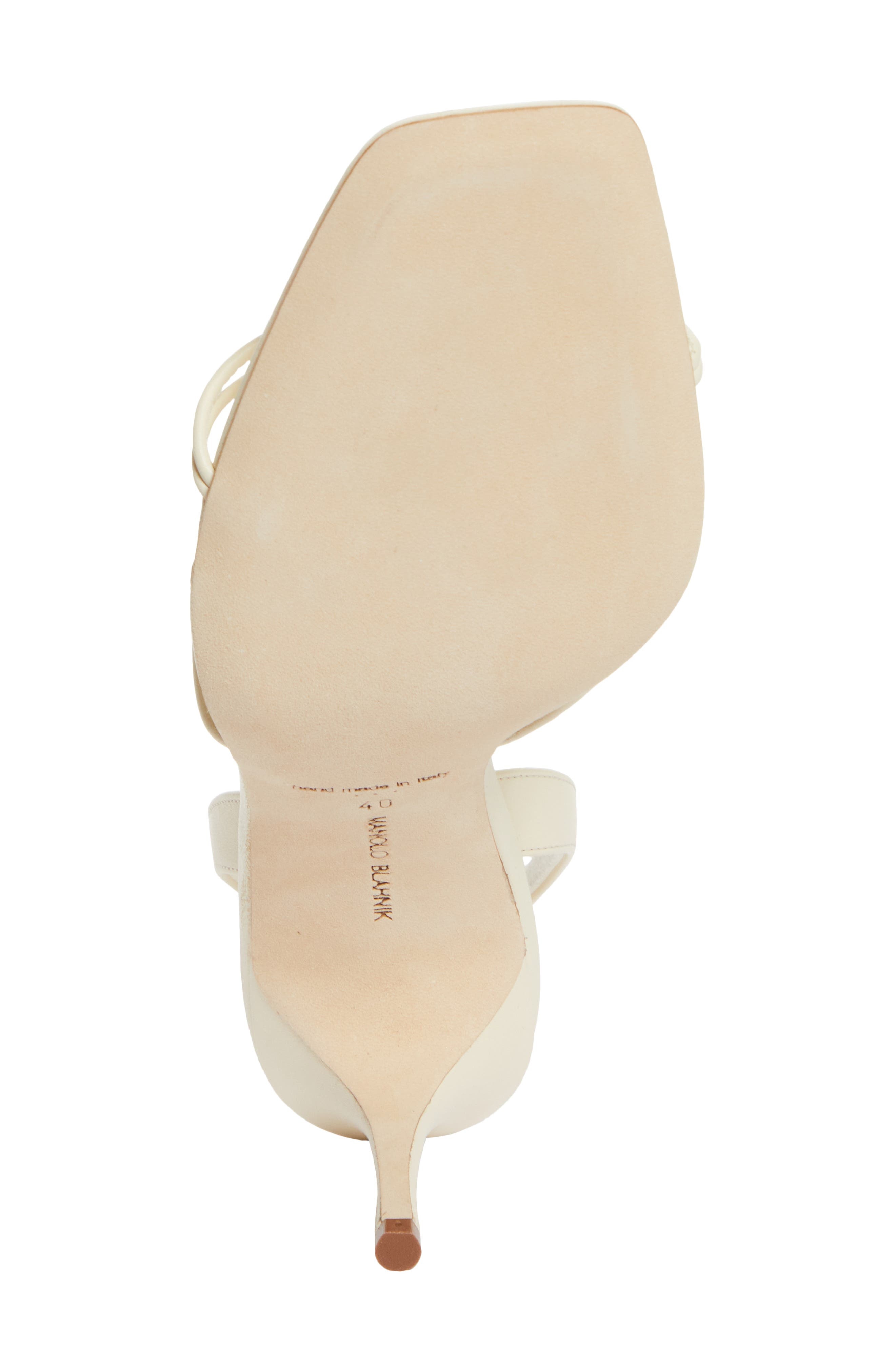Manolo Blahnik Ninfea Slingback Sandal in Ivory at Nordstrom - 6