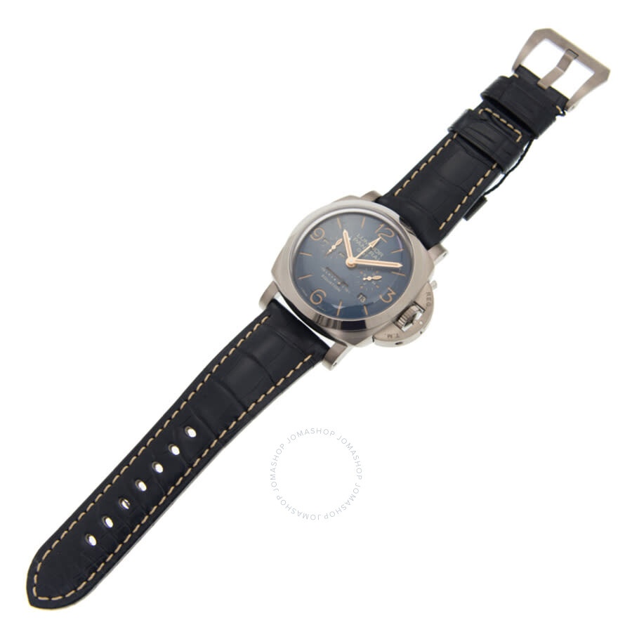 Panerai Luminor 1950 Equation of Time Blue Dial Men's Watch PAM00670 - 3
