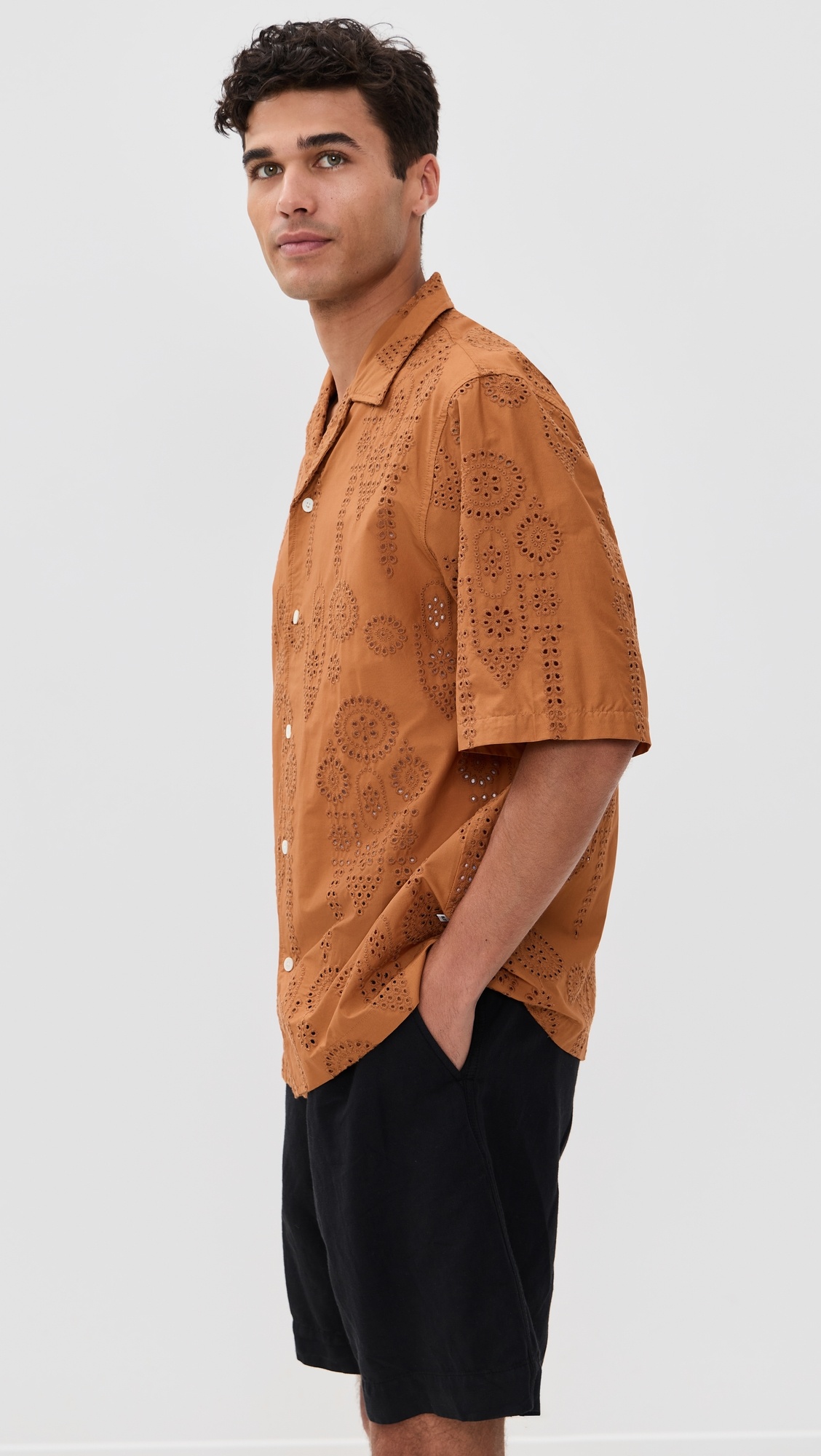 Ben Embroidered Camp Shirt - 3