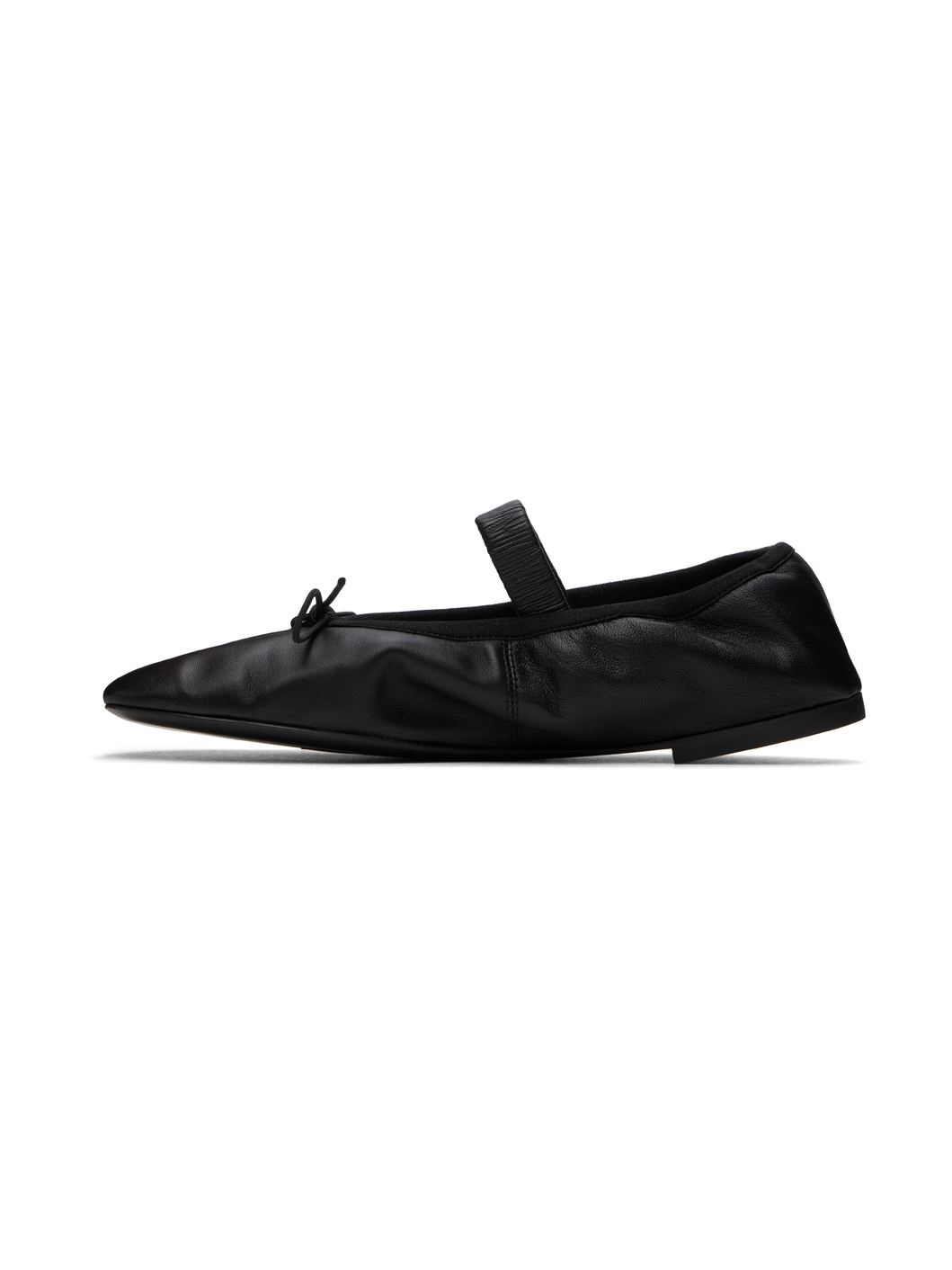 Black Glove Mary Jane Ballerina Flats - 3