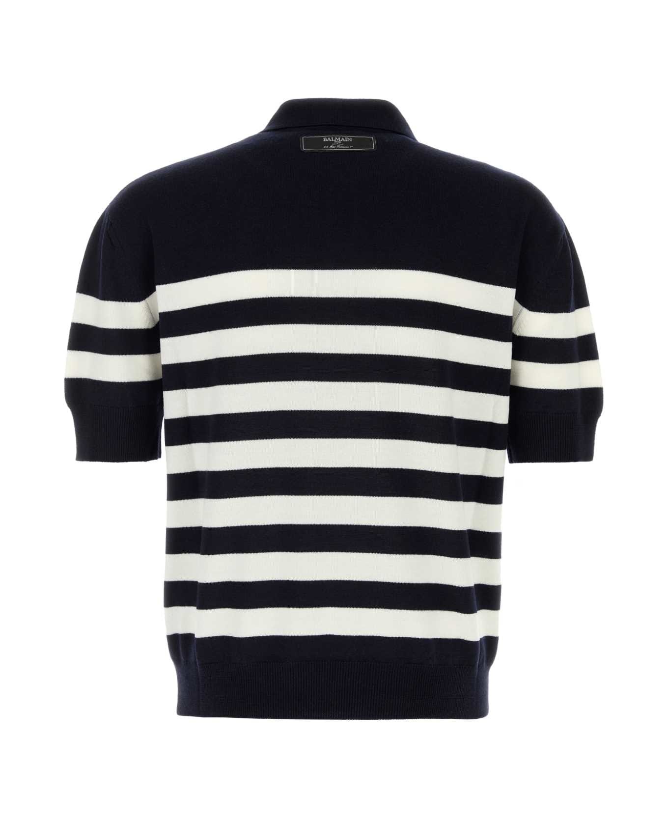 Embroidered Wool Polo Shirt - 2