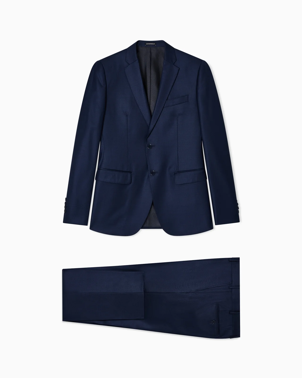 SINGLE-BREASTED SUIT IN A SILKY-FINISH GRISAILLE - 1