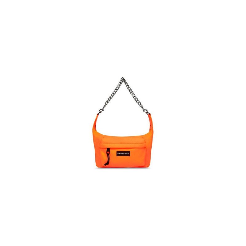 Raver Medium Bag With Chain in Fluo Orange 1