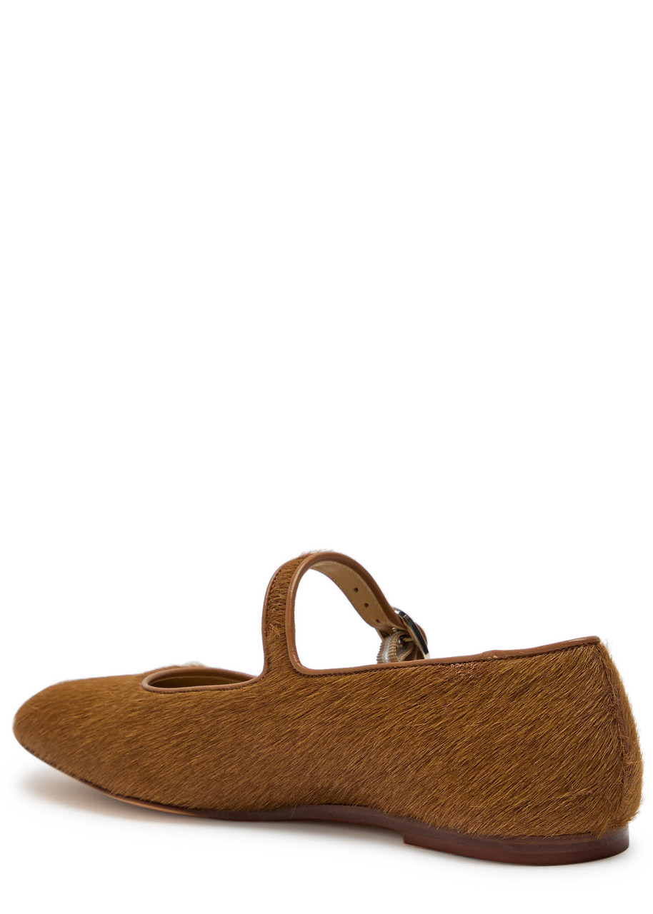 LE Monde Beryl Mary Jane Pony Hair Ballet Flats - 2