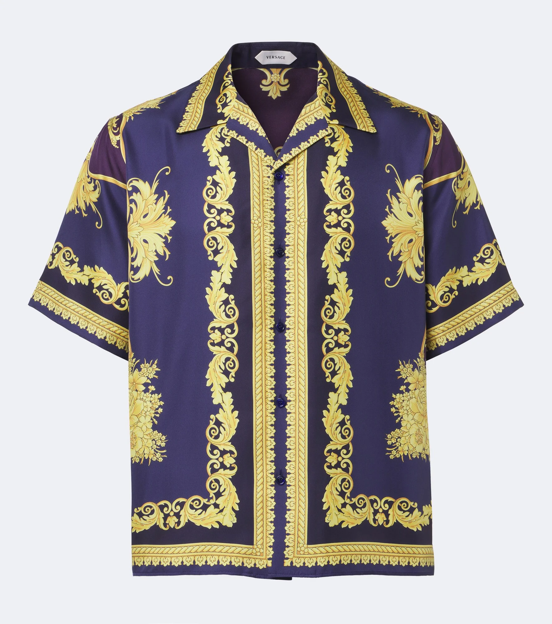Barocco silk twill shirt - 1