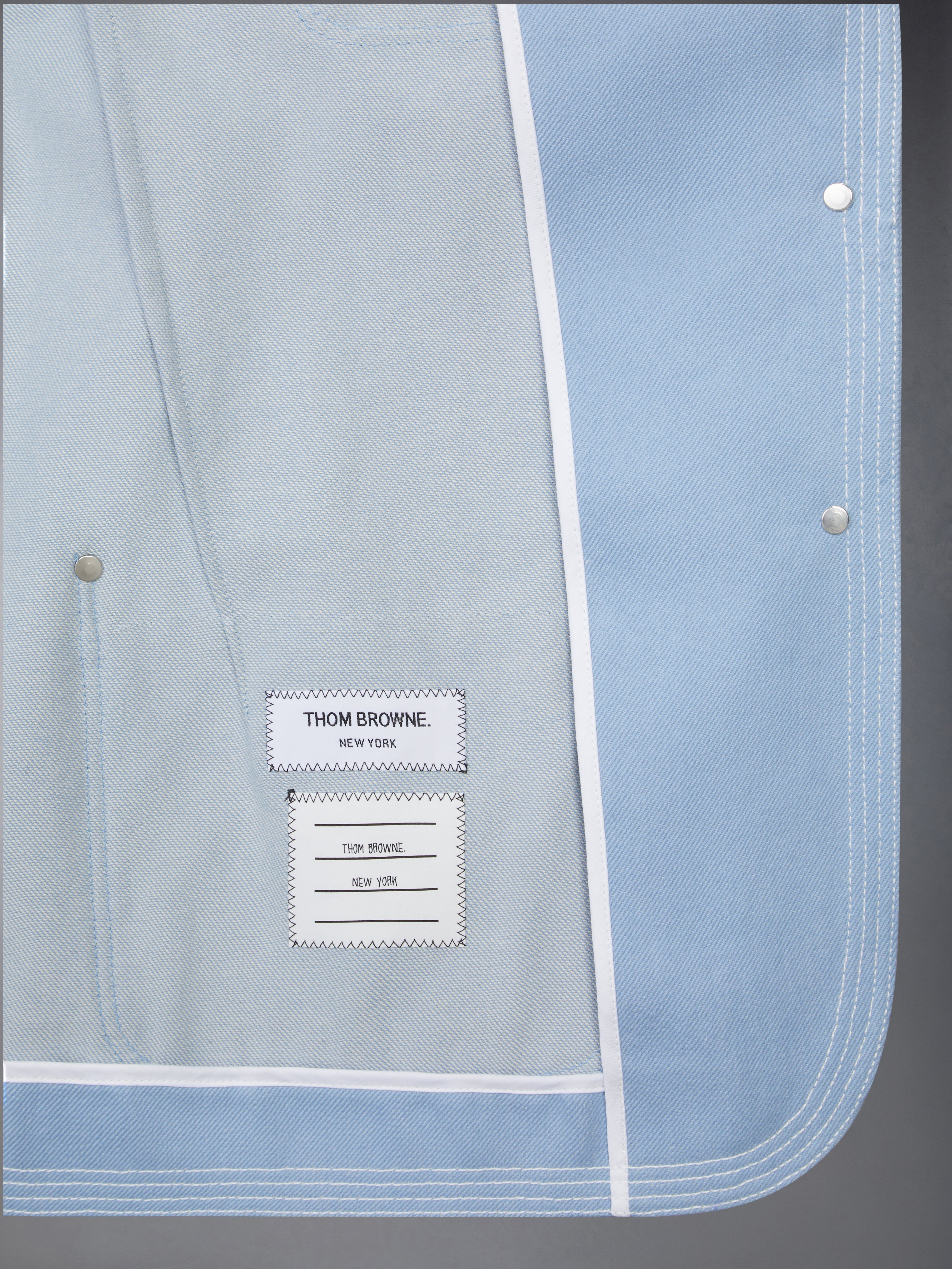 UNCONSTRUCTURED DENIM SACK SPORTCOAT - 5
