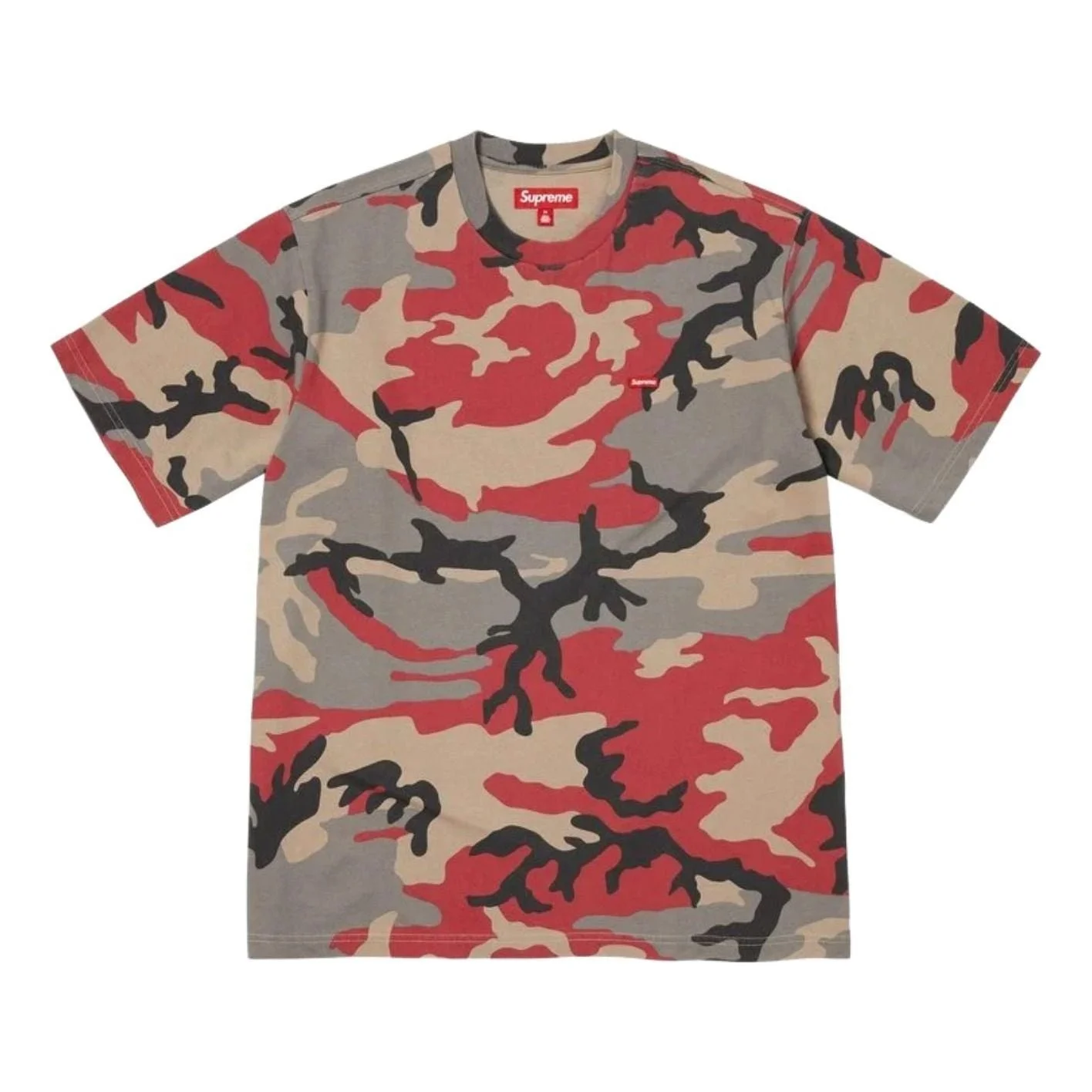 Supreme SS26 Small Box T-Shirt 'Red Camo' SUP-SS26-202-RAM - 1