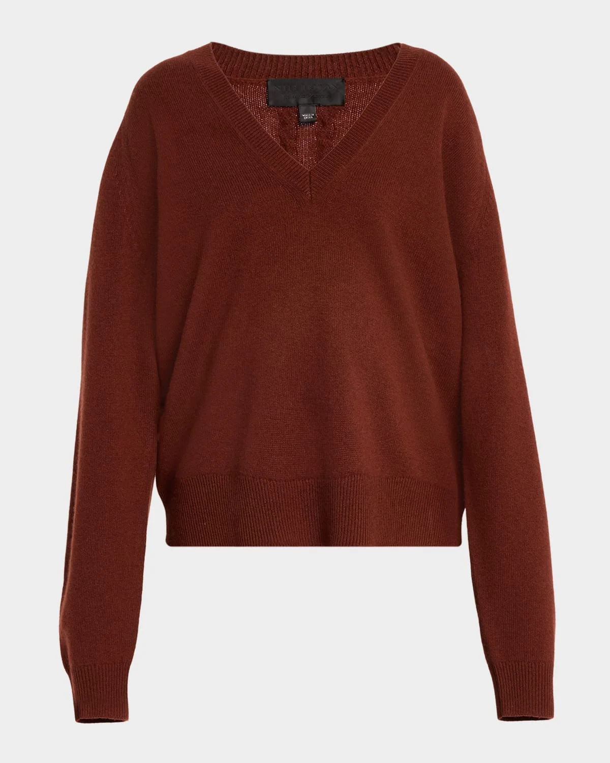 V-Neck Cashmere Sweater - 1