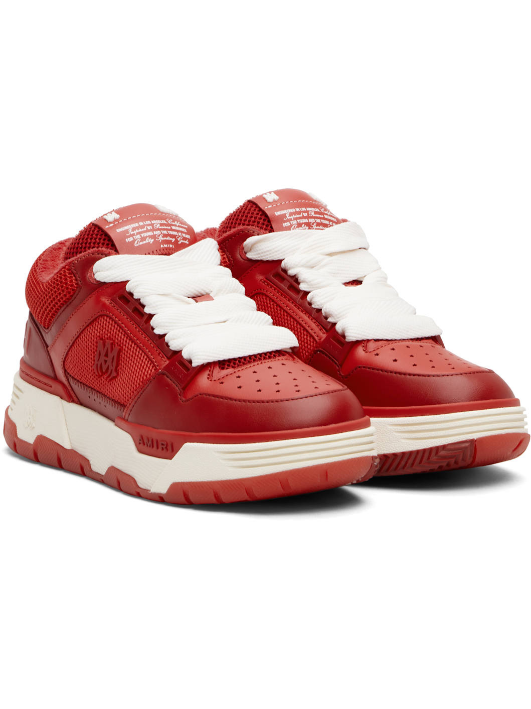 Red MA-1 Sneakers - 4