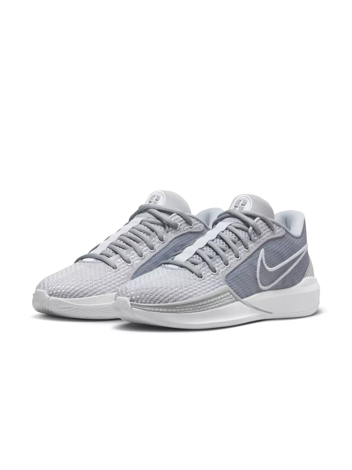 Sabrina 1 (TEAM) "Wolf Grey/White" Women's Basketball Shoe - 3