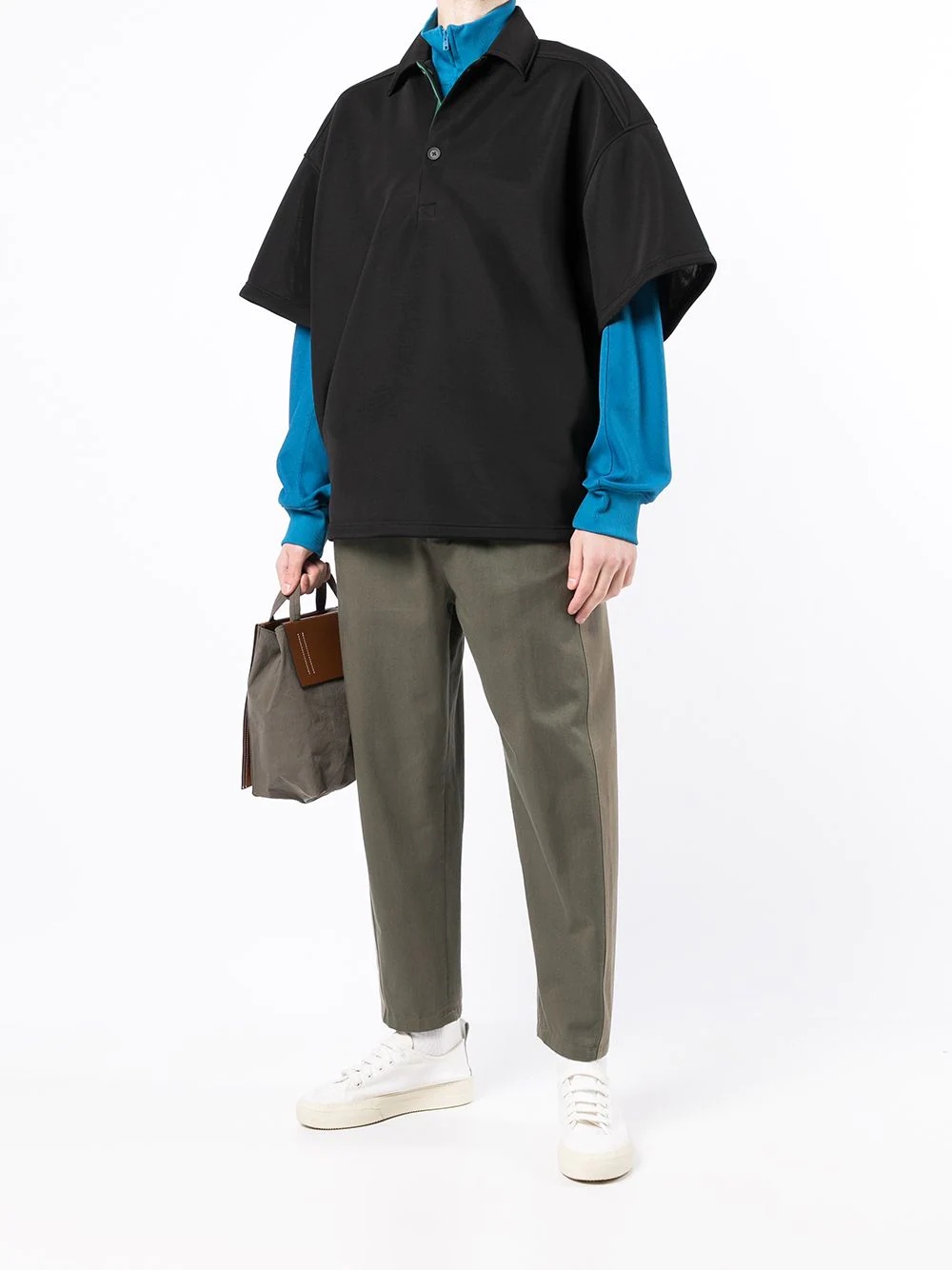 oversized polo shirt - 2