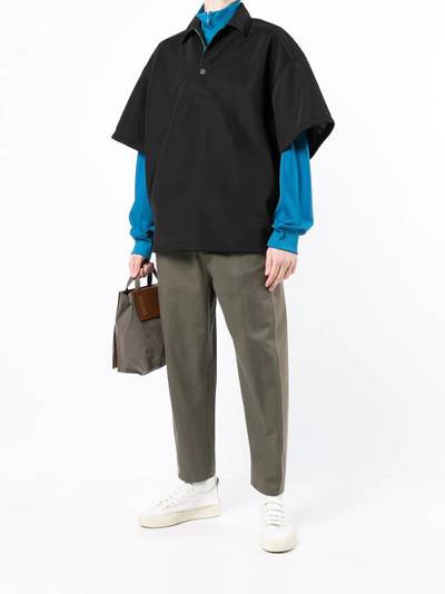 Kolor oversized polo shirt outlook