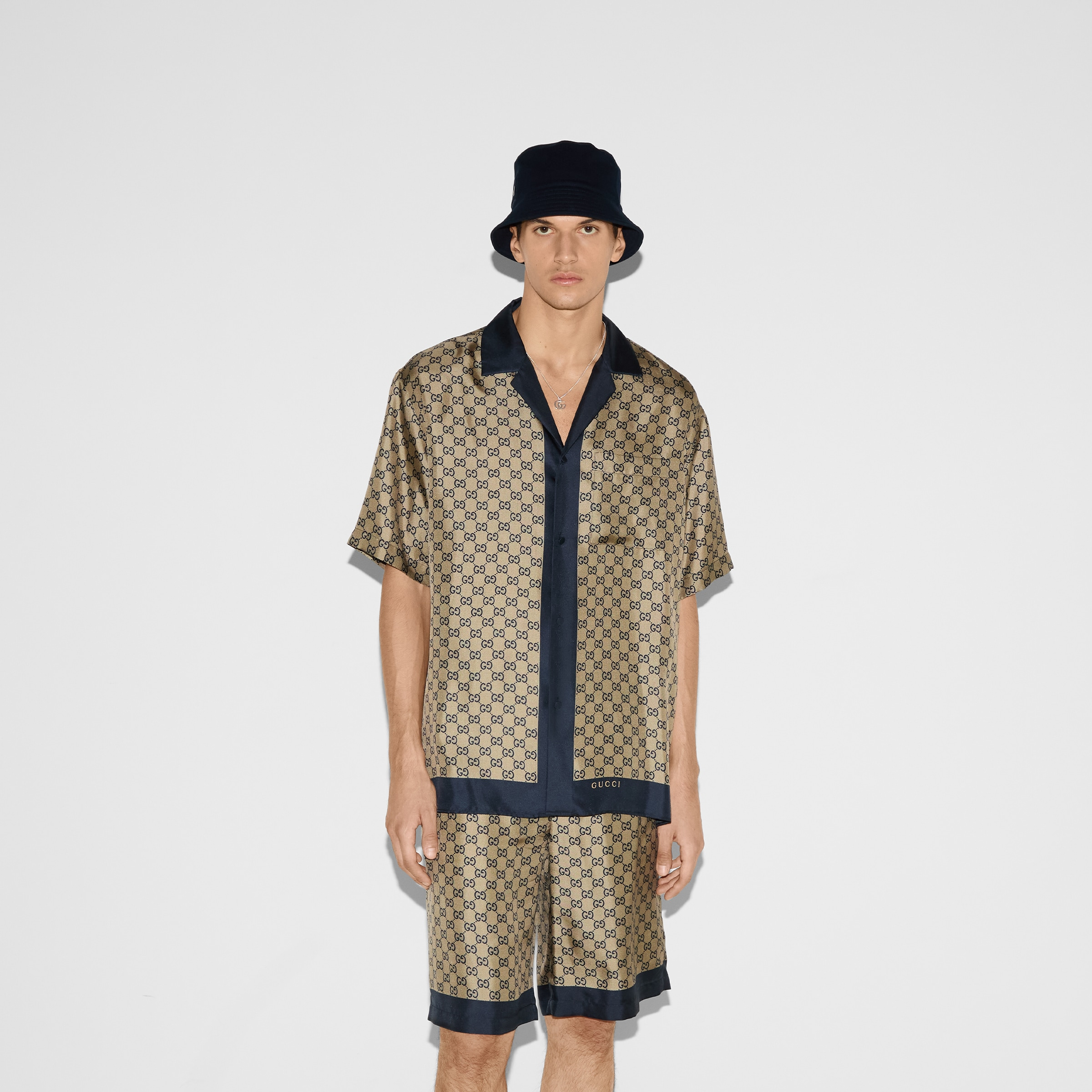 Printed silk shirt - 3