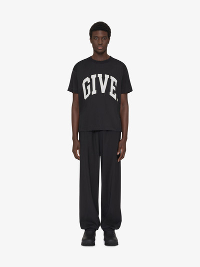 Givenchy GIVENCHY COLLEGE BOXY FIT T-SHIRT IN COTTON outlook