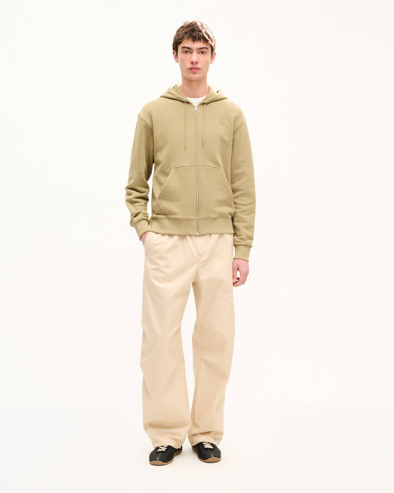 KENZO 'KENZO Signature' embroidered zip-up hoodie in cotton outlook