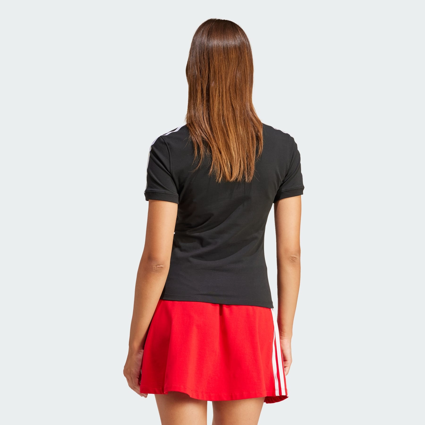 adidas Adicolor 3-Stripes V-Neck Slim Tee | REVERSIBLE