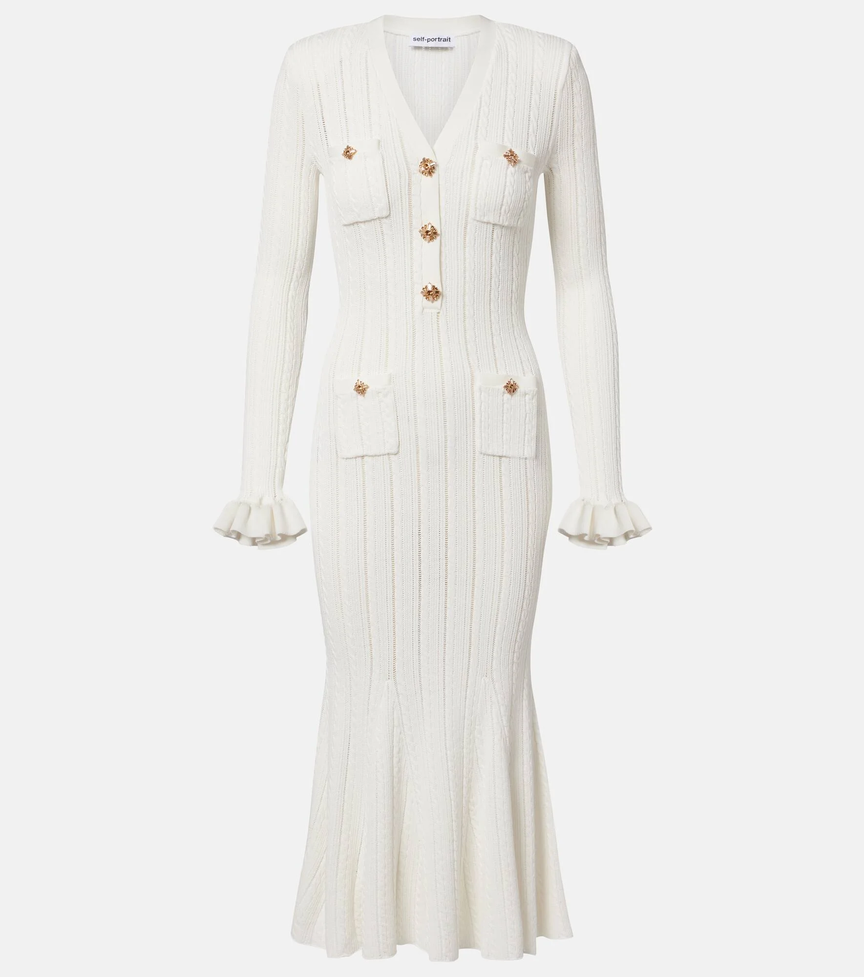 January embellished midi dress - 1