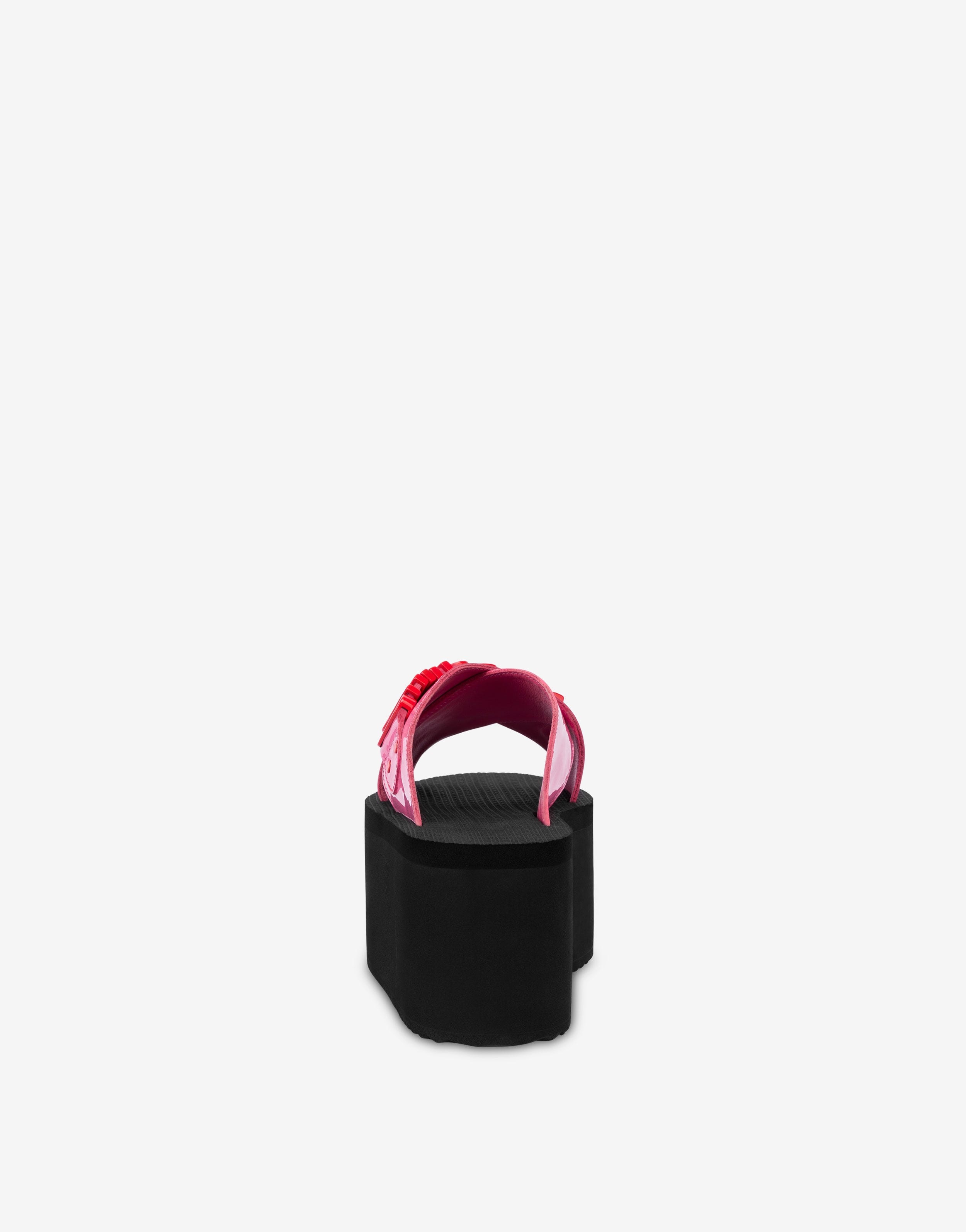 LETTERING LOGO WEDGE SANDALS - 3