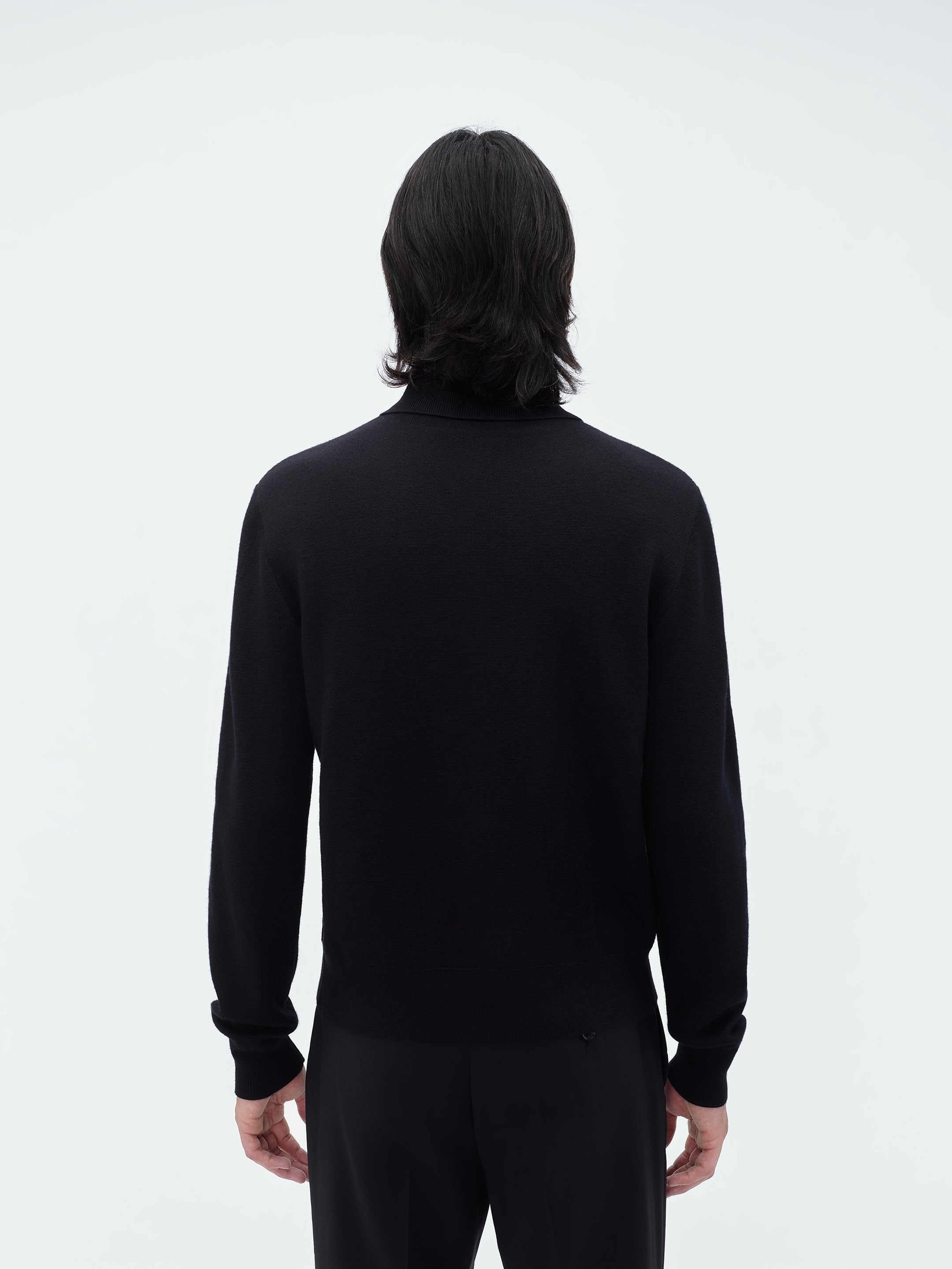 AMIRI REPEAT LONG SLEEVE POLO - 5