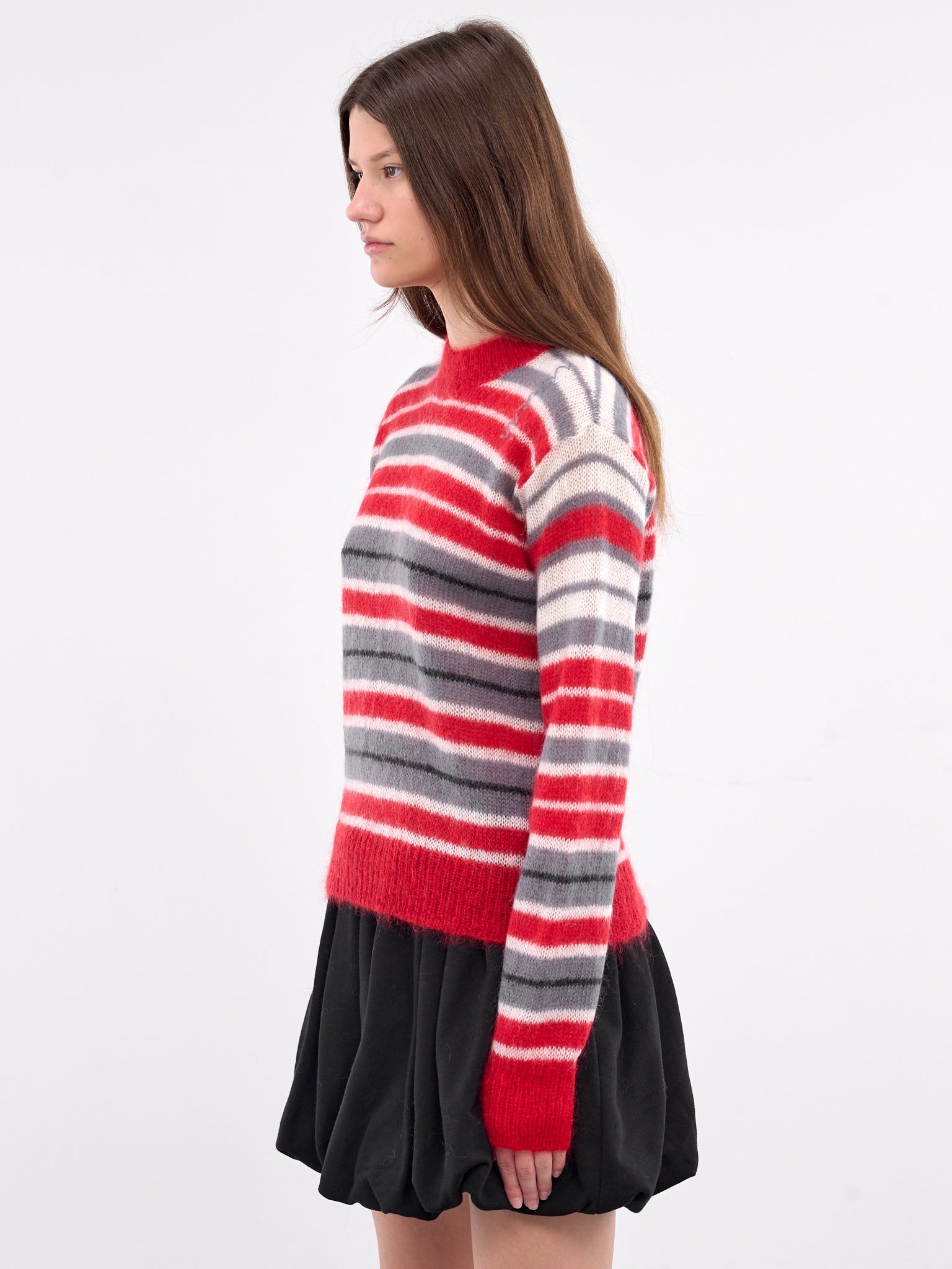 Striped Mohair Sweater - 2