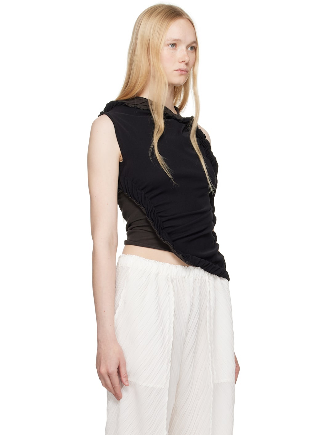 Black & Gray Beanstalk Tank Top - 2