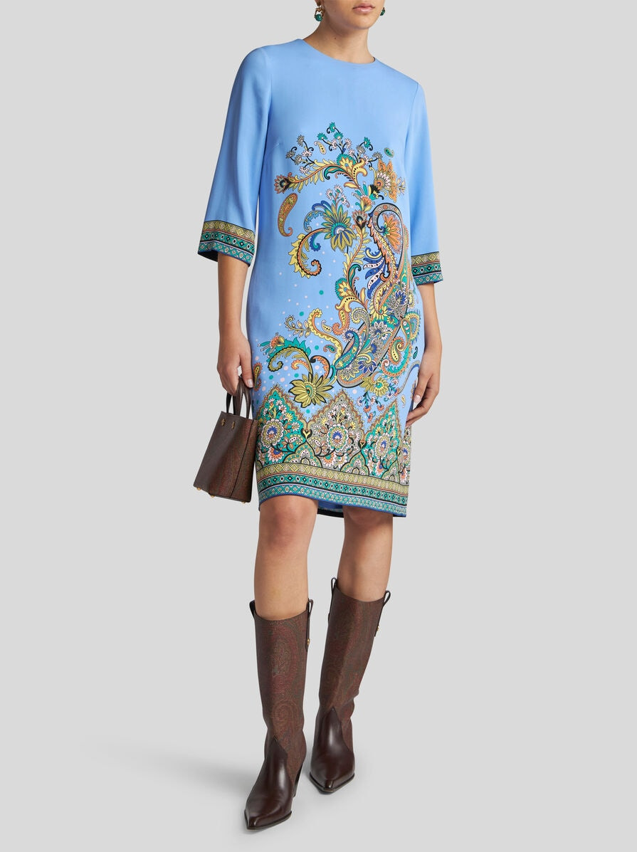 PRINTED CADY TUNIC DRESS - 3