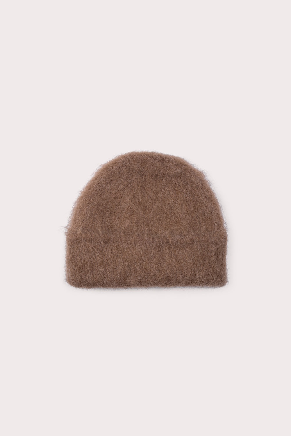 SOLID BRUSHED HAT CAMEL ALPACA - 1