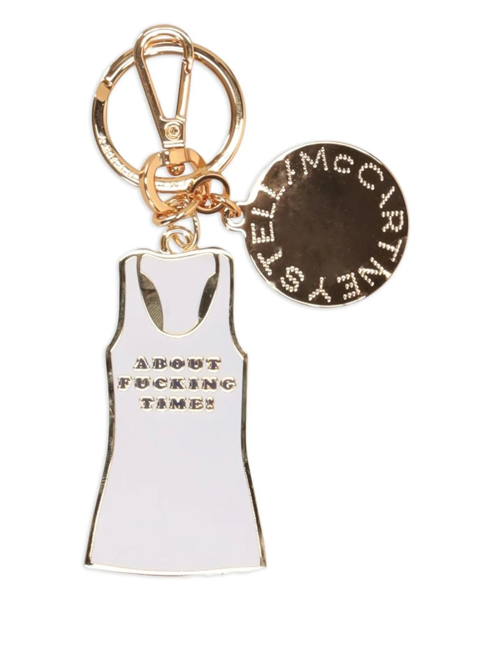 tank top charm keyring - 1
