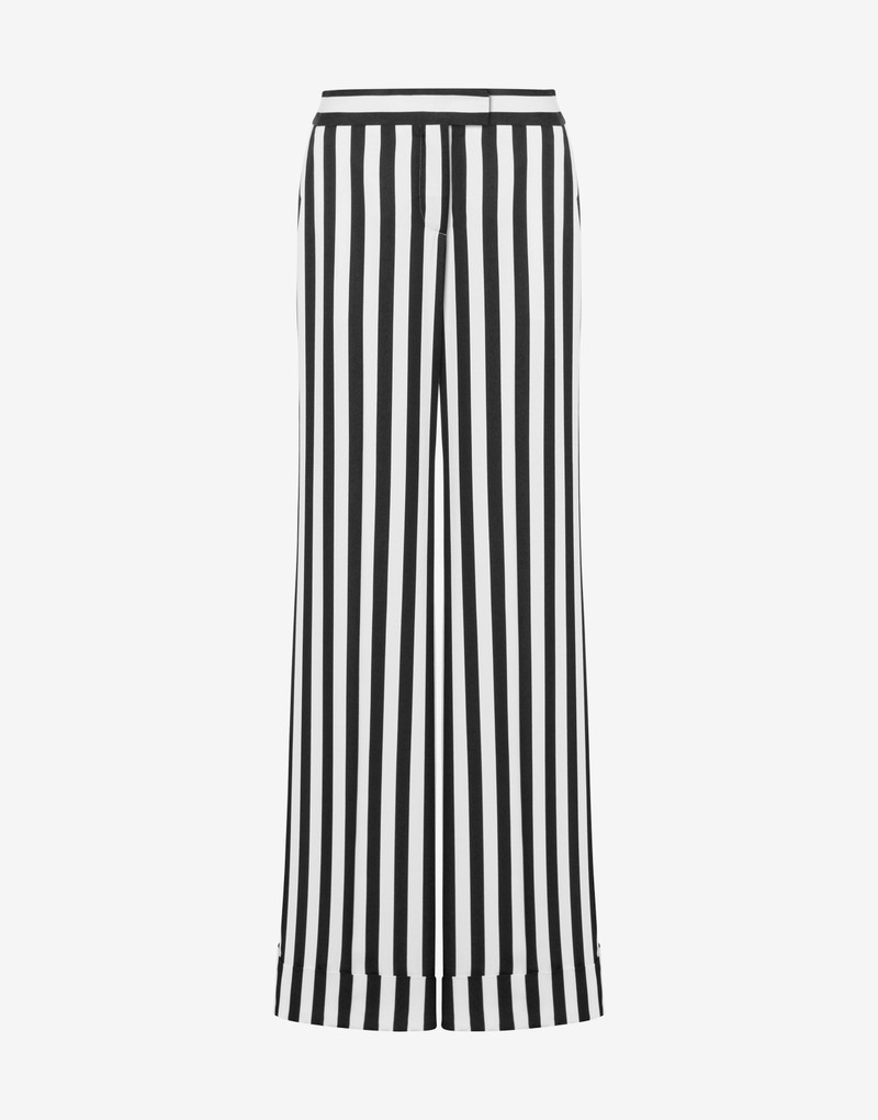 ARCHIVE STRIPES CADY TROUSERS 1