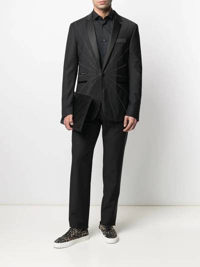 PHILIPP PLEIN embellished tailored blazer outlook