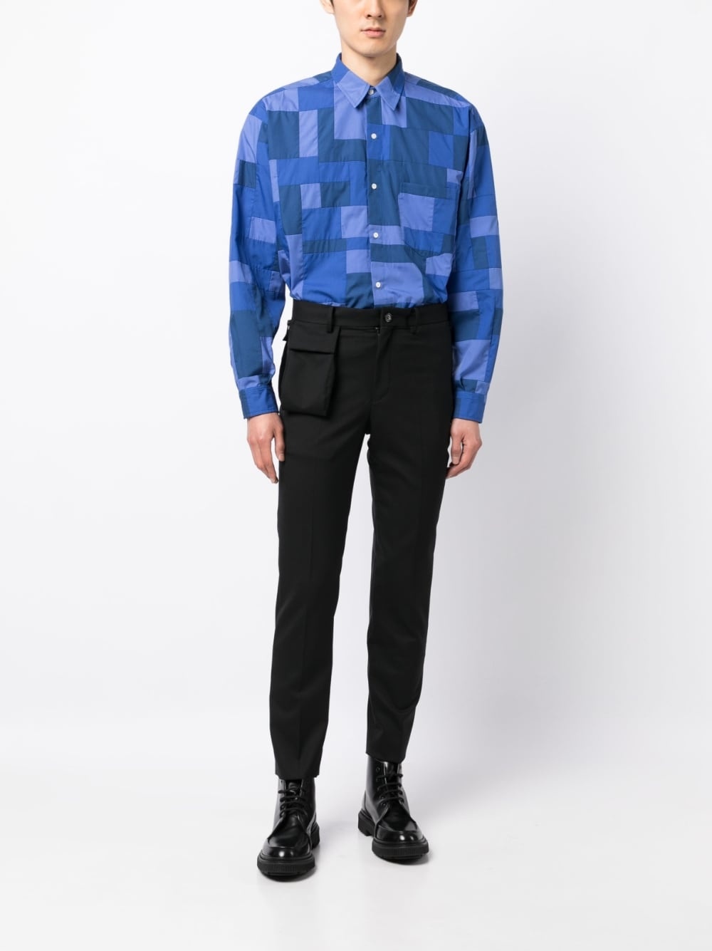 MULTI-POCKET SLIM-CUT TROUSERS - 5