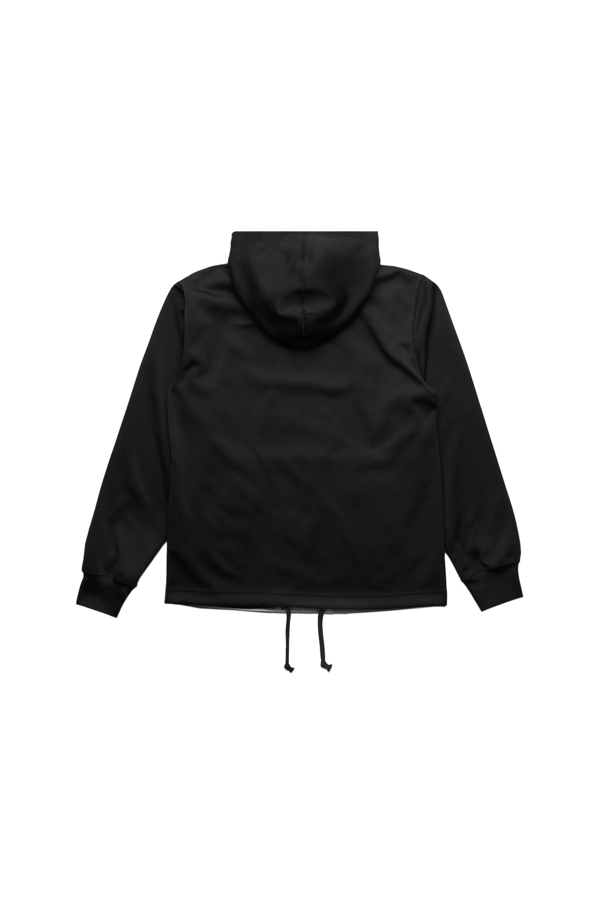 Comme Des Garcons Homme Plus Tulle Paneled Hoodie Black - 2