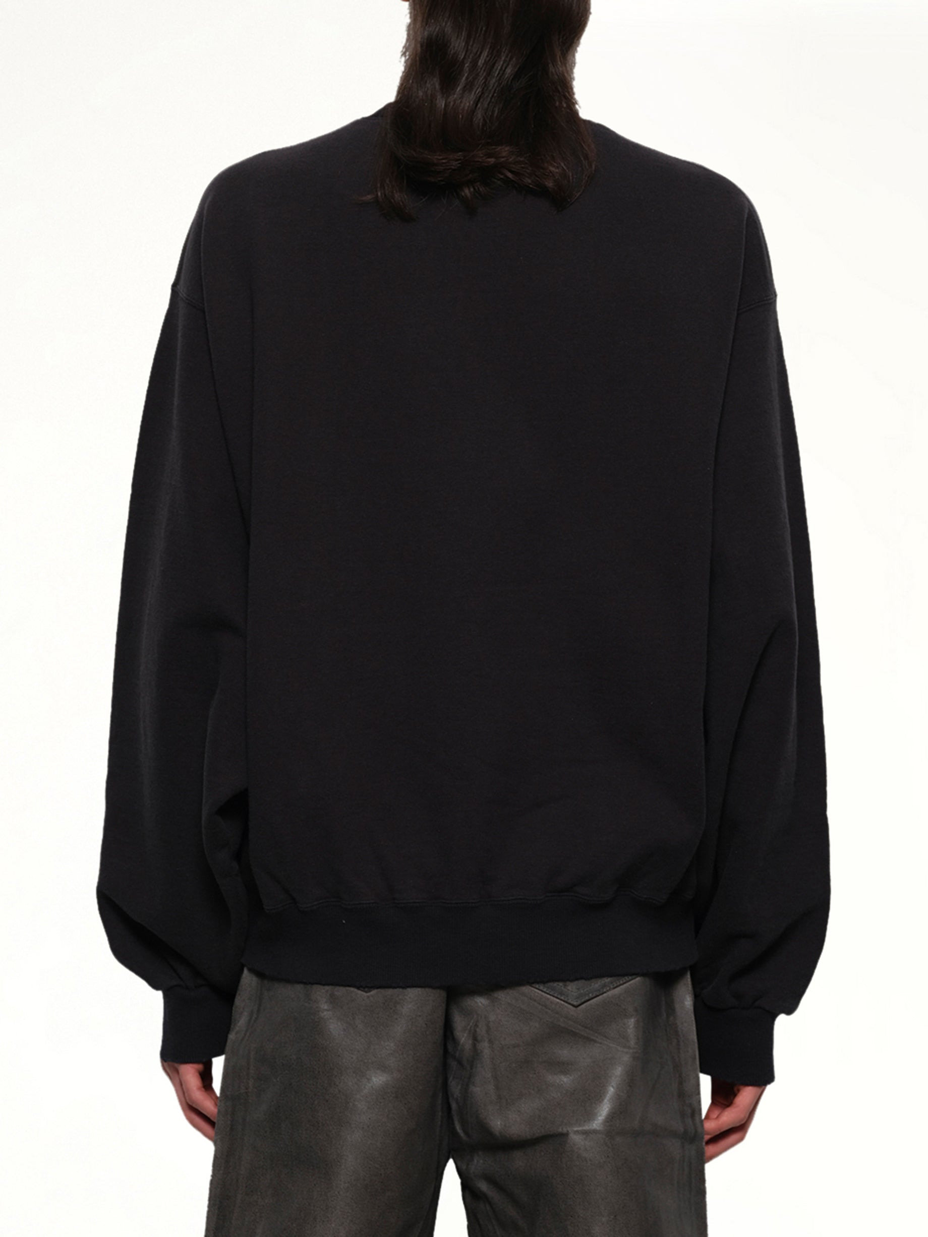 Villain Cover Print Sweat Shirt in Black - 5
