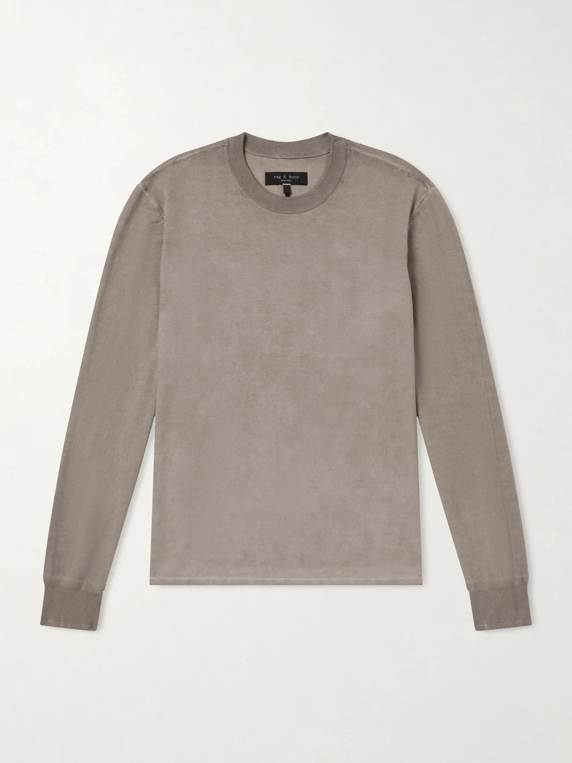 Ribbed Cotton Sweater - 1