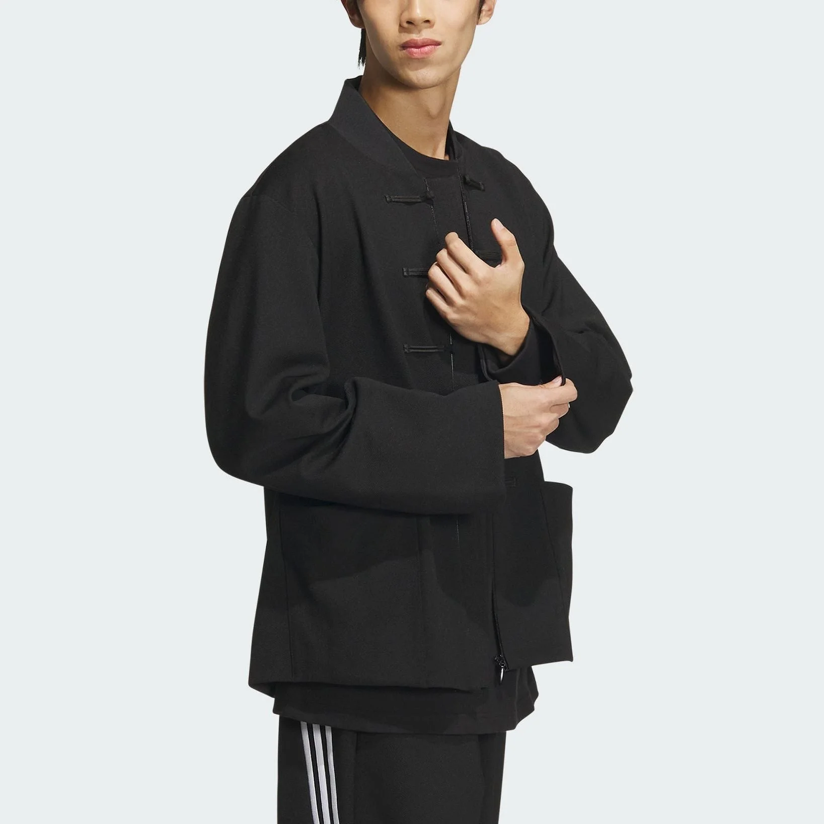 adidas adidas x Samuel Gui Yang Knit Jacket Asia Sizing 'Black