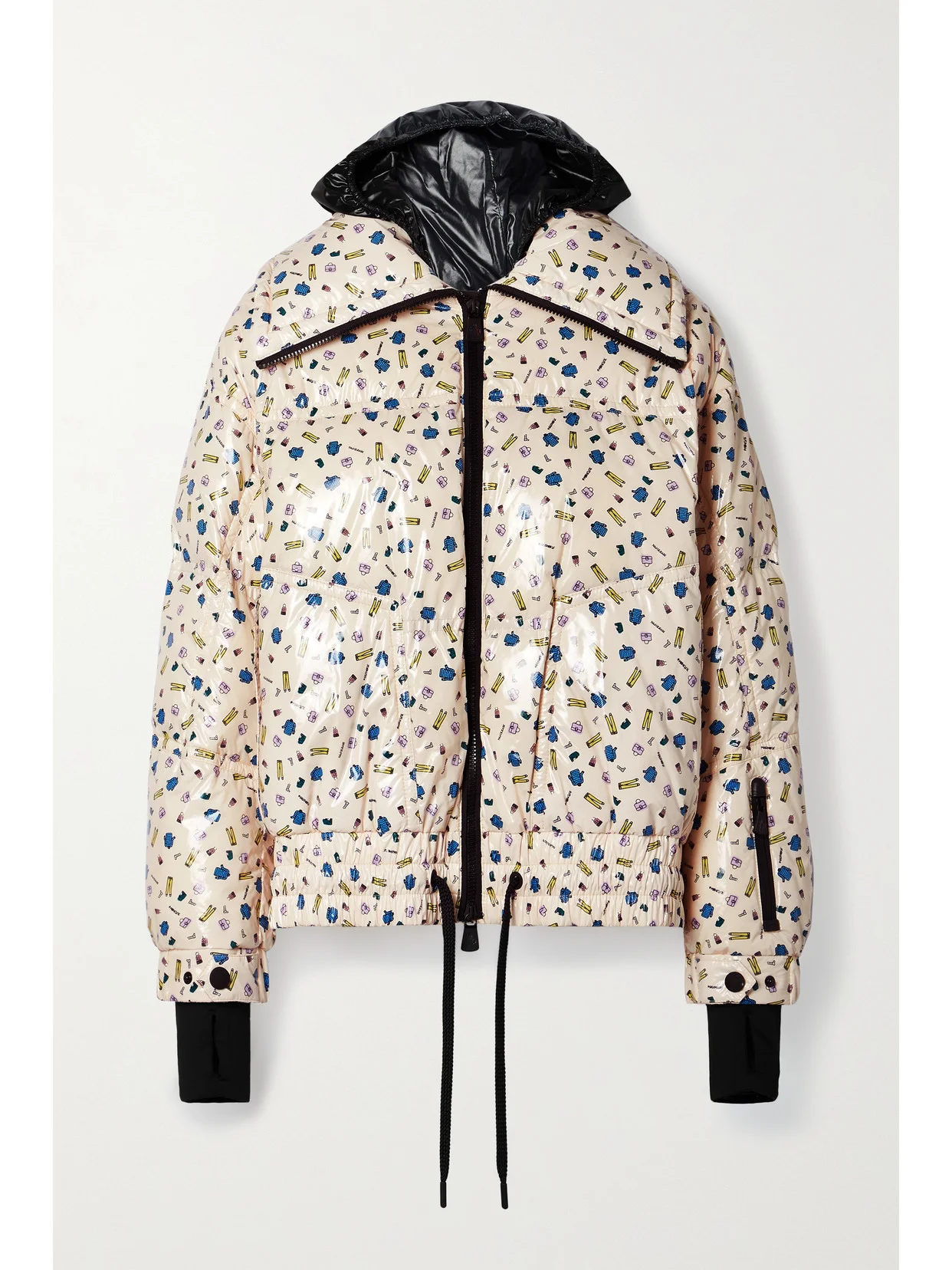 + 3 Moncler Grenoble Printed Quilted Down Ski Jacket - 1