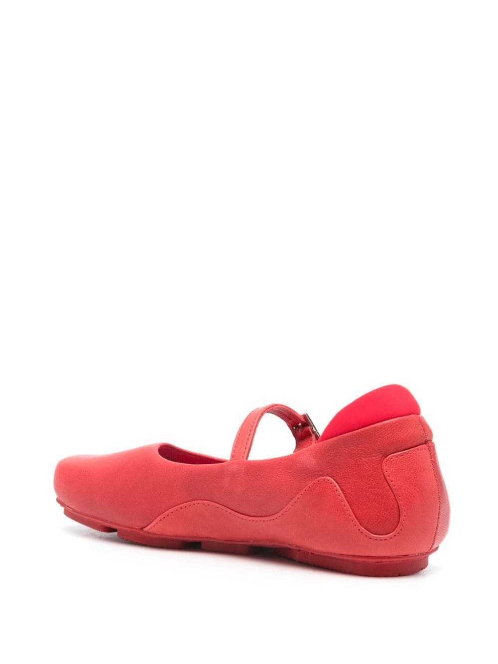 leather ballerina shoes - 3