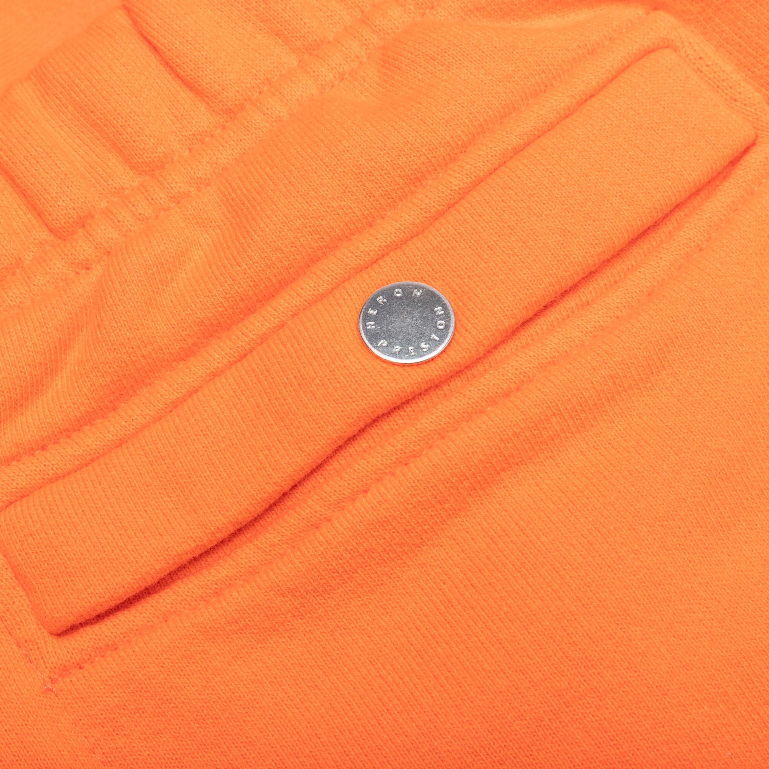 HERON PRESTON SWEATSHORTS LOGO RECYCLED CO - ORANGE/NO COLOR - 4