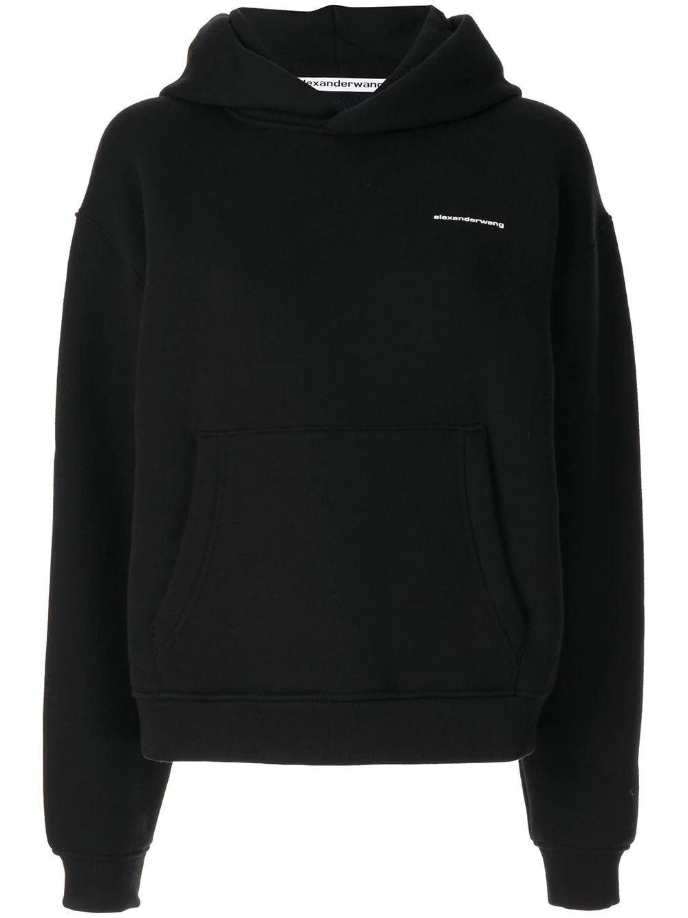 loose-fit logo hoodie - 1