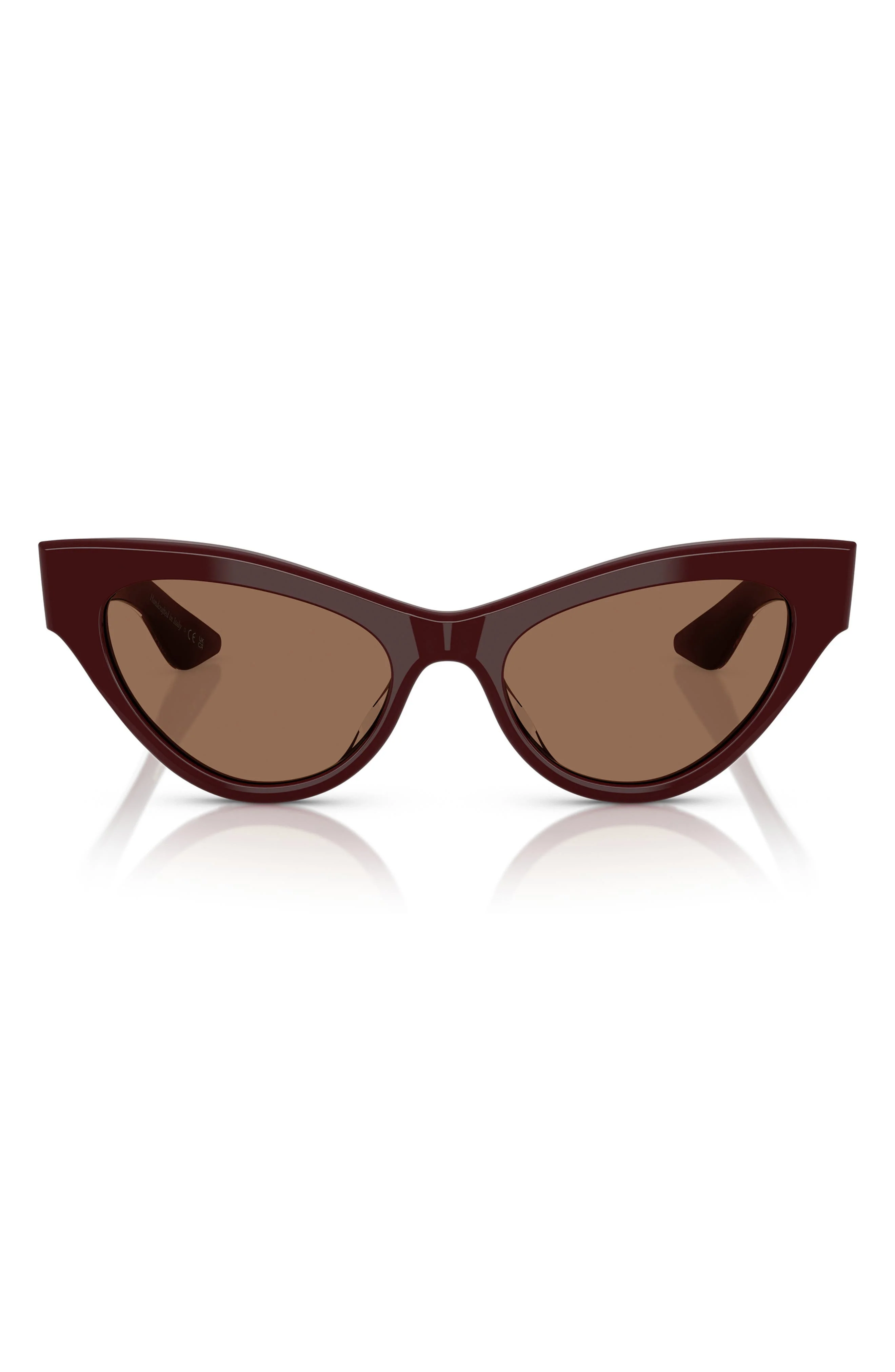 Oliver Peoples x KHAITE 54mm Cat Eye Sunglasses in Burgundy at Nordstrom - 1