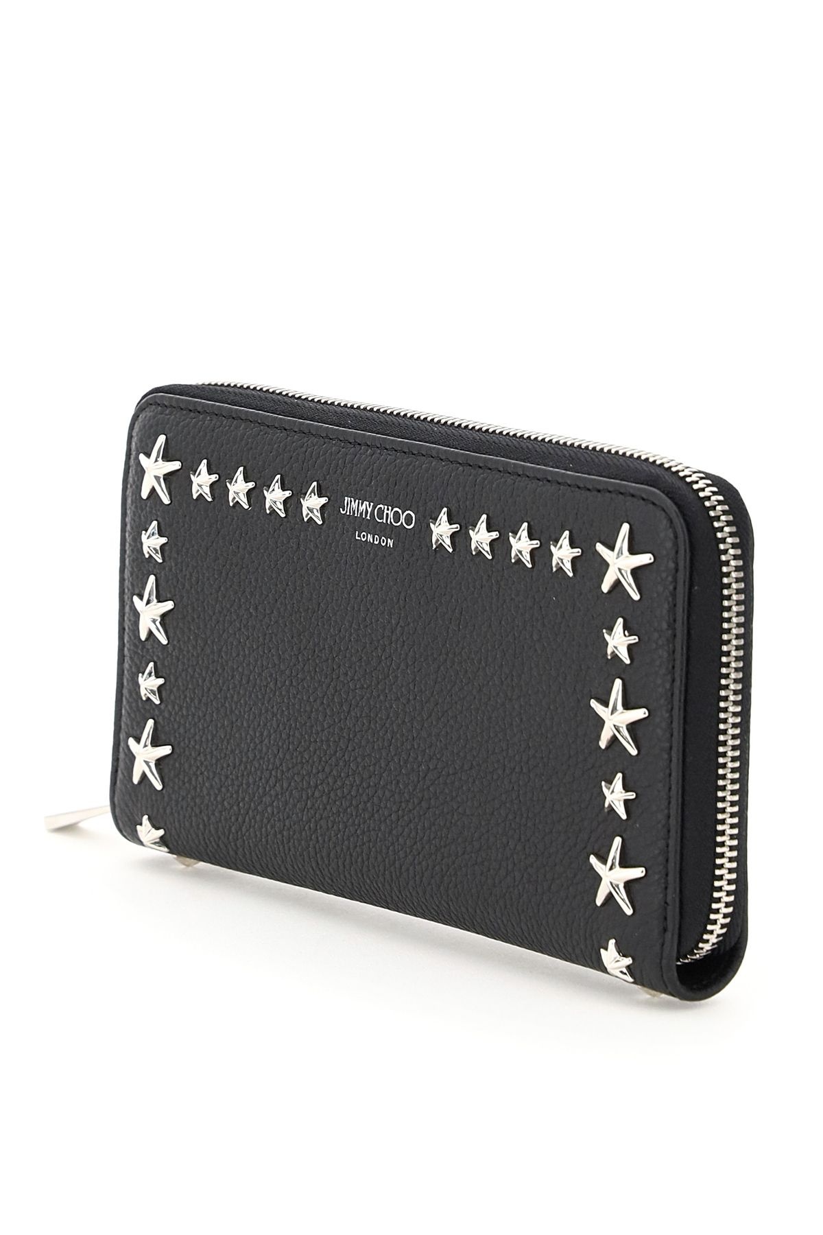 ZIP AROUND STAR STUDS WALLET - 4