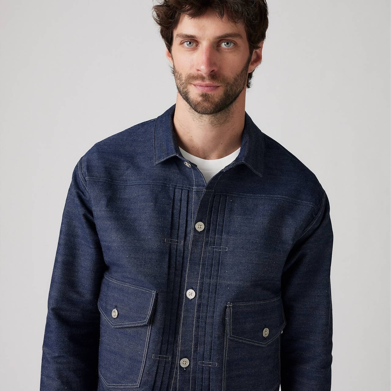 1879 PLEATED TRUCKER JACKET - 5