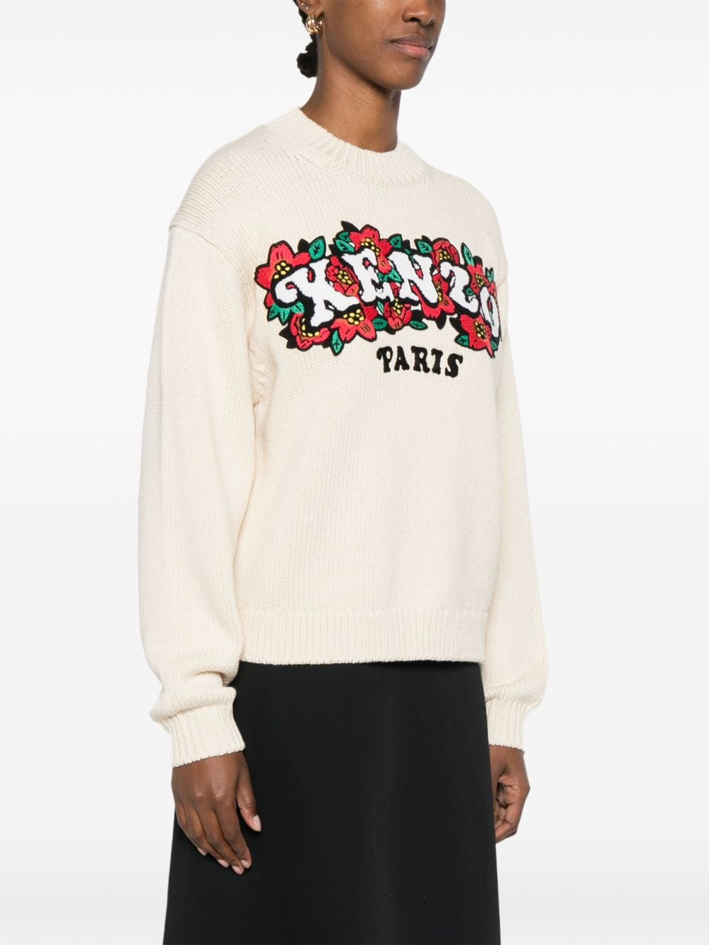 x Verdy logo-patch sweater - 3