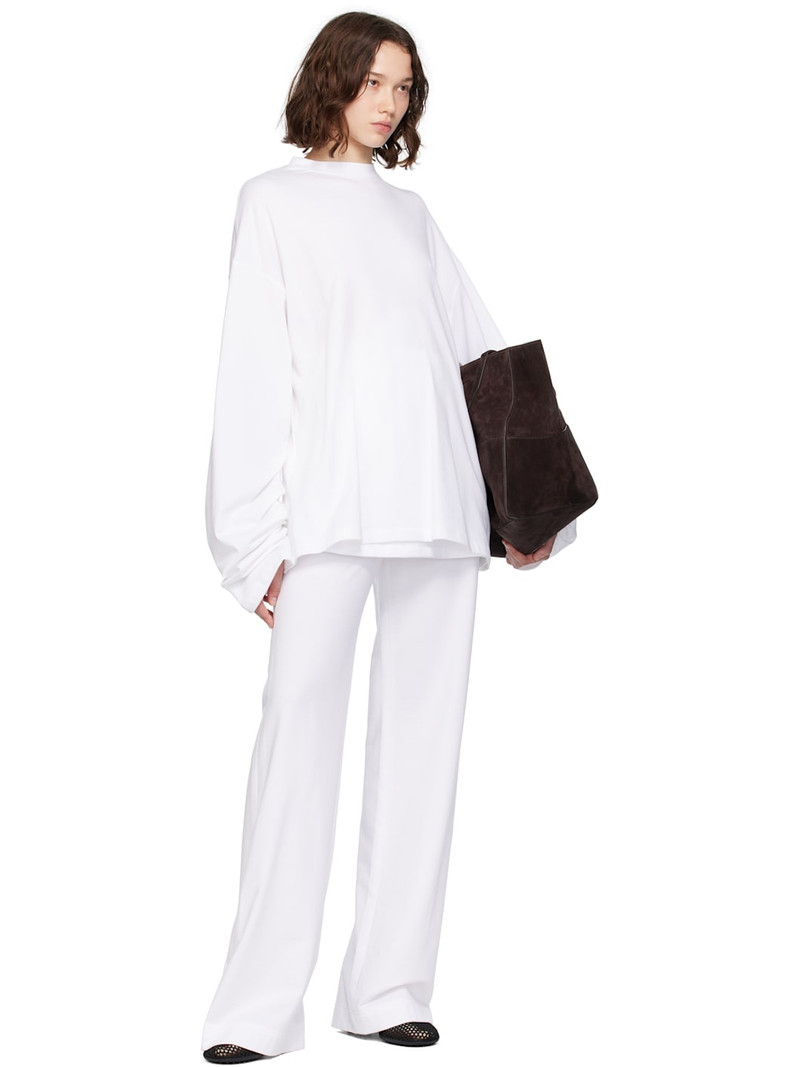 MARIE ADAM-LEENAERDT White Jersey Fitted XXL T-shirt outlook