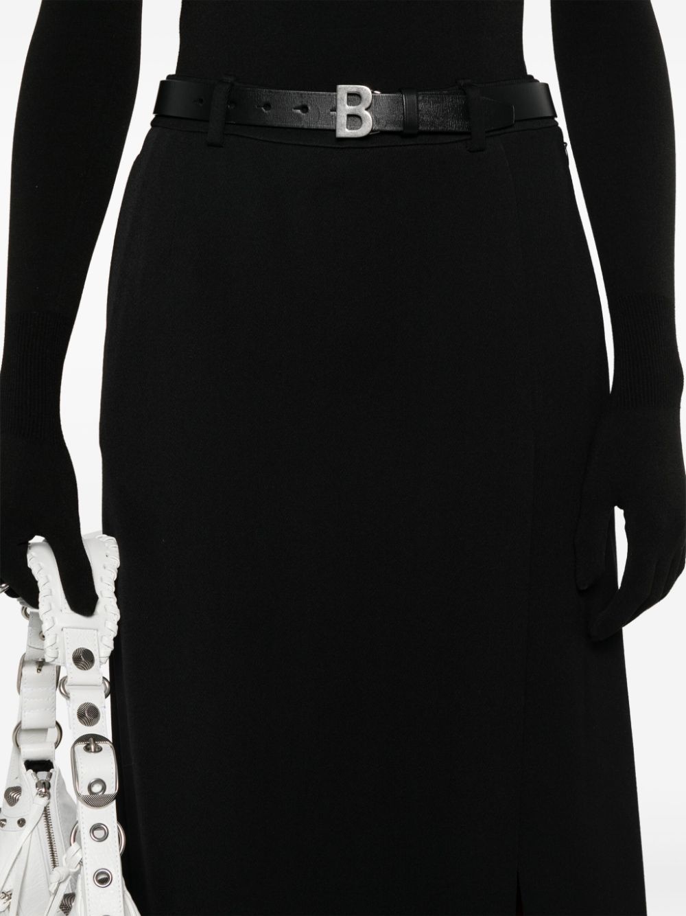 slit tailored maxi skirt - 5