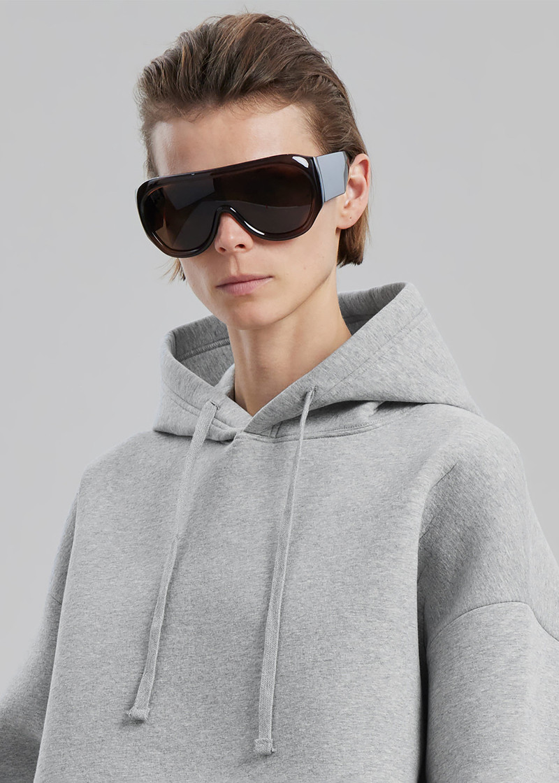 Easton Oversized Hoodie - Light Grey 8